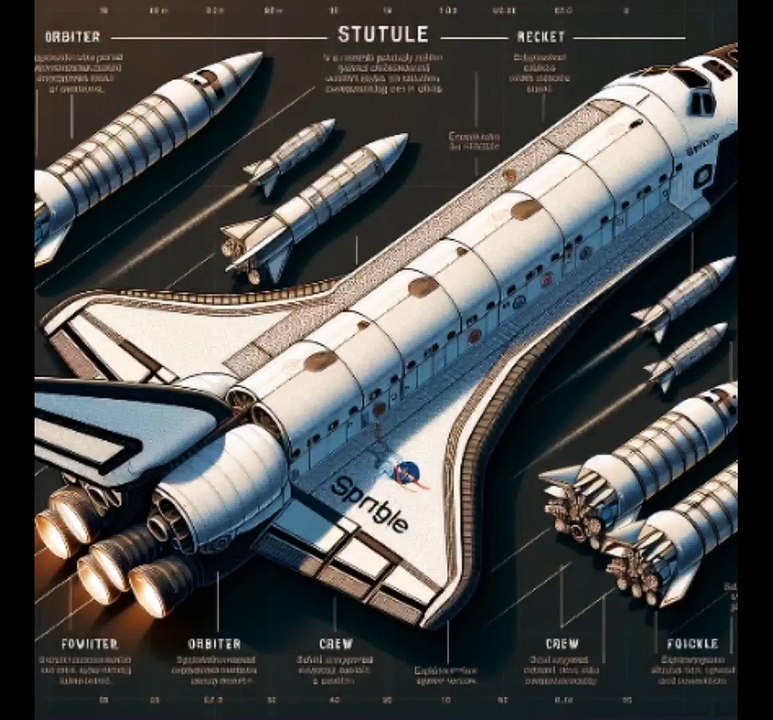 The space shuttle consists of what it consists of and what is its function