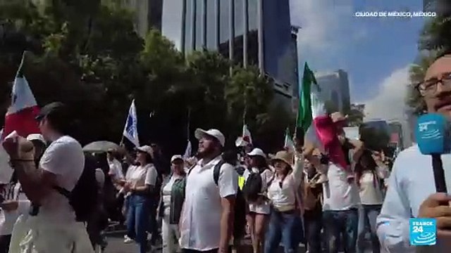 Manifestaciones estudiantiles contra la reforma judicial de México