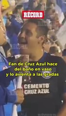Cruz Azul buscará a pseudoaficionado que aventó orines en el Clásico Joven