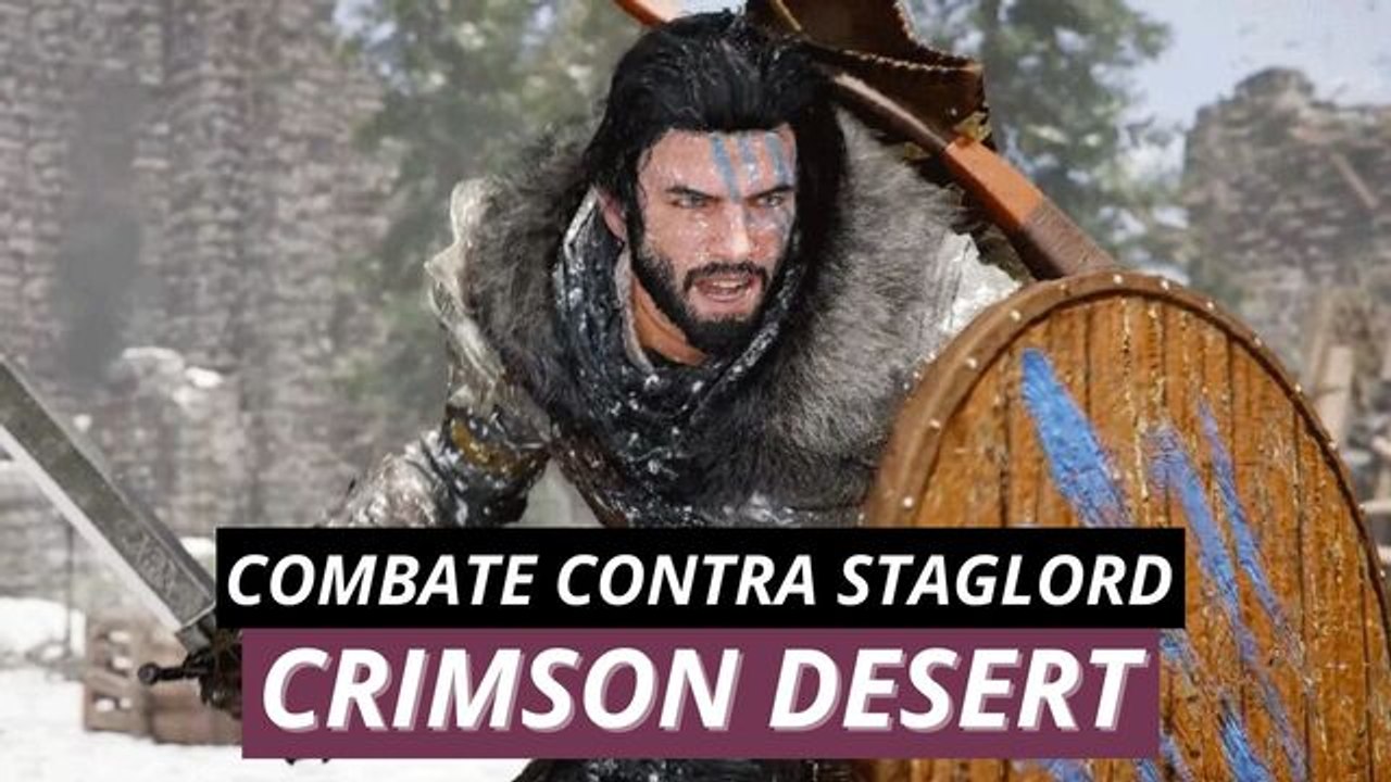 Crimson Desert - Combate contra el jefe Staglord