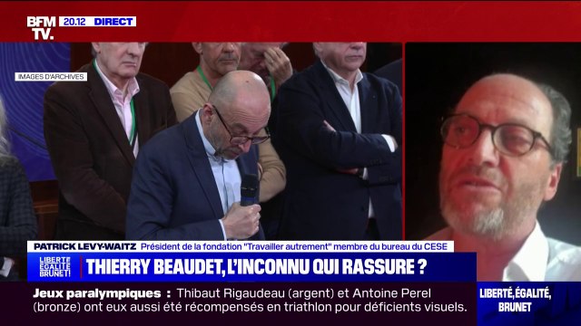 Hypothèse Thierry Beaudet à Matignon: Un homme qui cherche des convergences et des consensus , pour Patrick Levy-Waitz (membre du bureau du CESE)