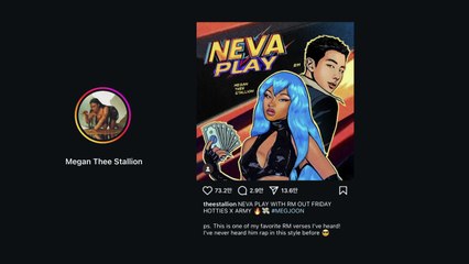 BTS RM, 래퍼 메건 디 스탤리언의 신곡 피처링 / YTN