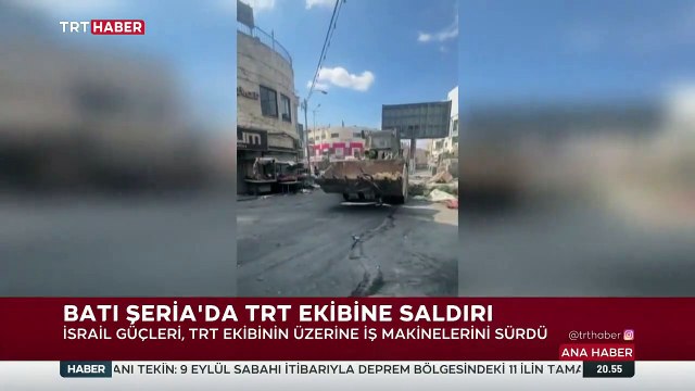 İşgalci İsrail güçleri Batı Şeria'da TRT muhabirine saldırdı