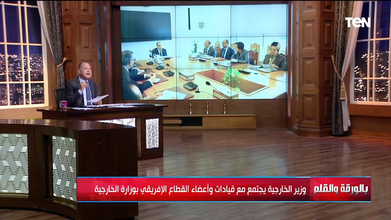نشاط ملحوظ لوزير الخارجية المصرية وتفاصيل لقائه مع المفوض البريطاني ورؤساء الهيئات الإعلامية