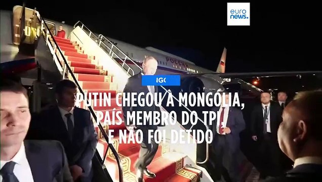 Putin chegou à Mongólia, país membro do TPI, e não foi detido