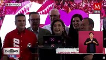 AMLO revive vídeo en el cuál Xóchitl se declara ganadora de la elección presidencial