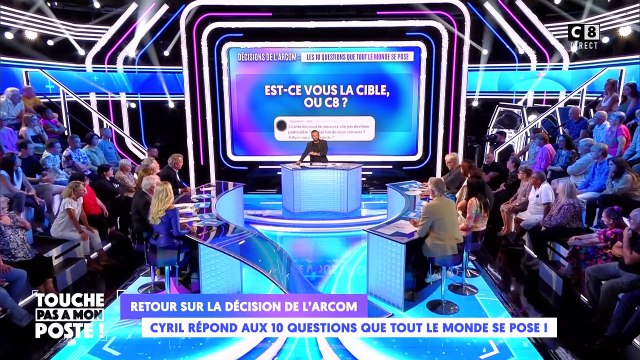 Cyril Hanouna attaque l'Arcom.