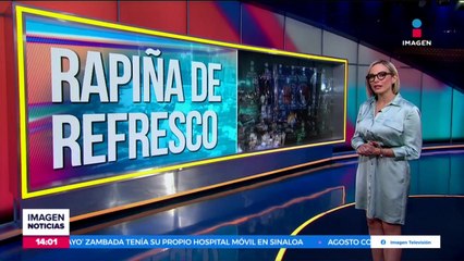 Se registra rapiña de refrescos en Nuevo León