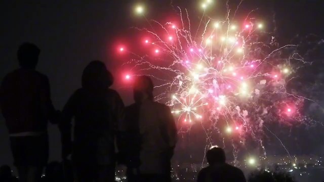 Fiestas de Valladolid 2024. Segundo día de fuegos artificiales