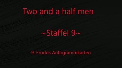 Two and a half men Staffel 9 F 9 - 12 ,tonspur ,einschlafen,Blackscreen,Audio,sleep