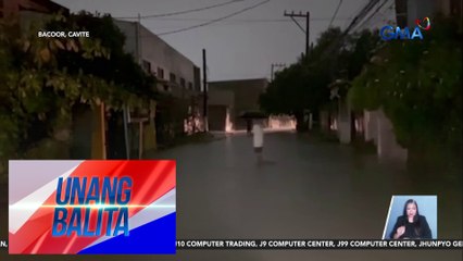 Ilang bahagi ng Barangay Aniban I, baha pa rin at walang kuryente | Unang Balita