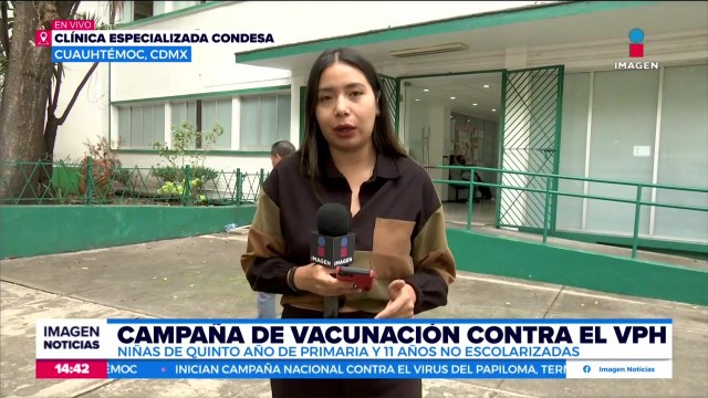 Inicia la campaña nacional de vacunación contra el VPH