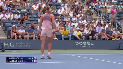Un match marathon épique et un 1er quart pour Haddad Maia - Le résumé de son succès sur Wozniacki