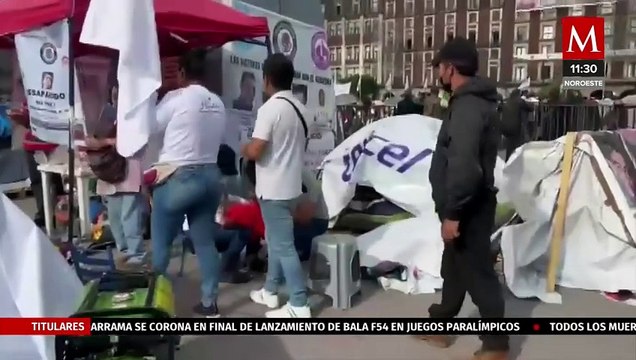 Madres Buscadoras se retiran del Zócalo sin obtener respuesta alguna