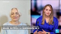 Adriana Amado: ‘Brasil debe proteger la libertad de expresión más allá de su disputa con X’