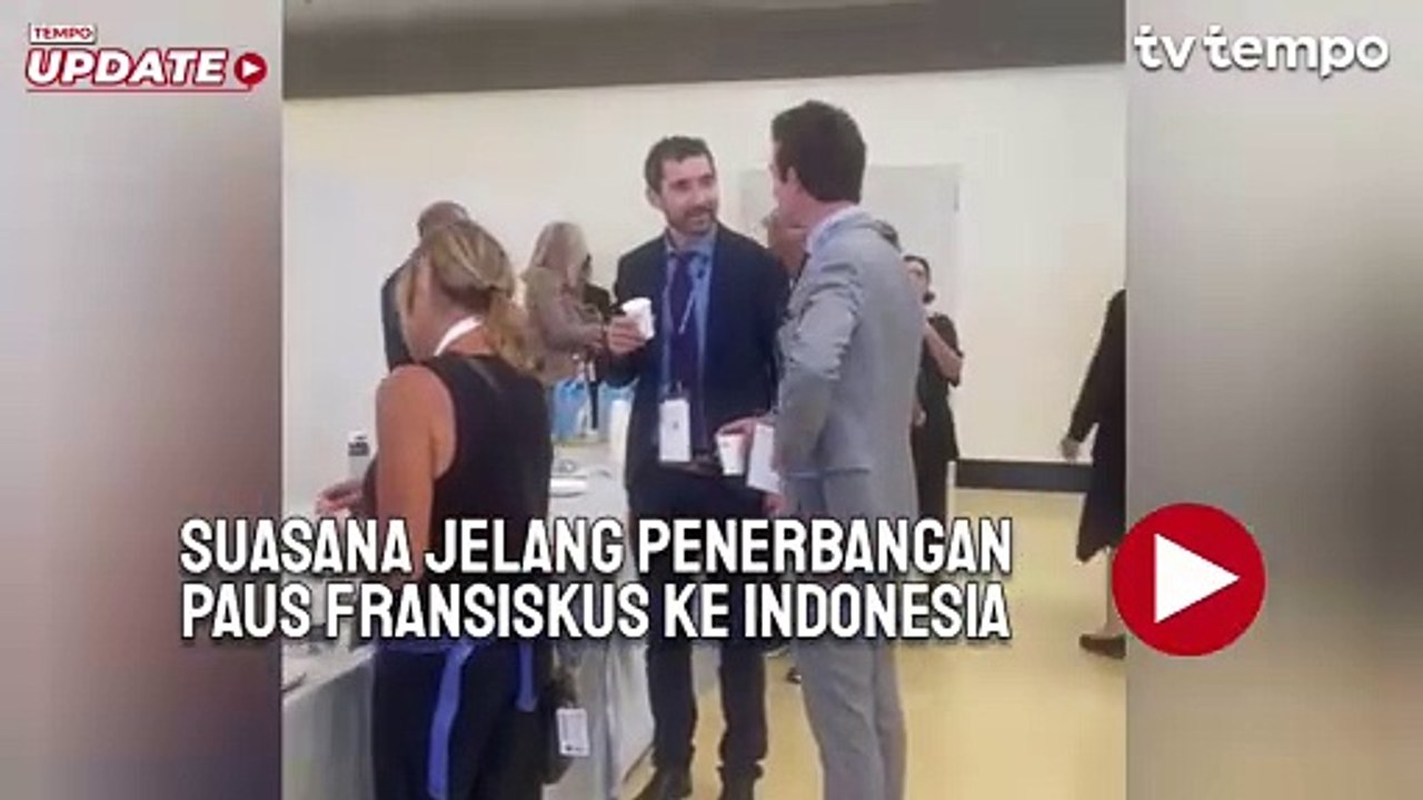 Suasana Menjelang Penerbangan Paus Fransiskus ke Indonesia
