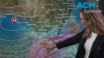 Conditions easing for much of the nation while coldfront moves over Western Australia