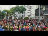 Video exclusivo: Miraflores se llena de Pueblo tras el Golpe de Estado