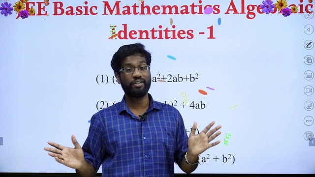 IIT-JEE Maths Algebraic identities - 1 in Tamil Justin Edwin