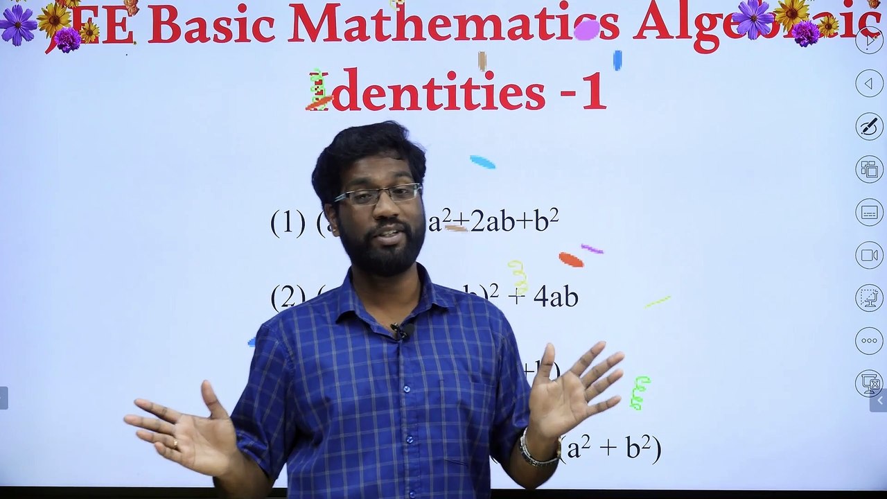 IIT-JEE Maths Algebraic identities - 1 in Tamil Justin Edwin