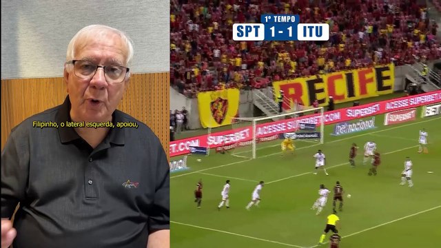 Ralph de Carvalho avalia e dá notas aos jogadores do SPORT após vitória para o ITUANO