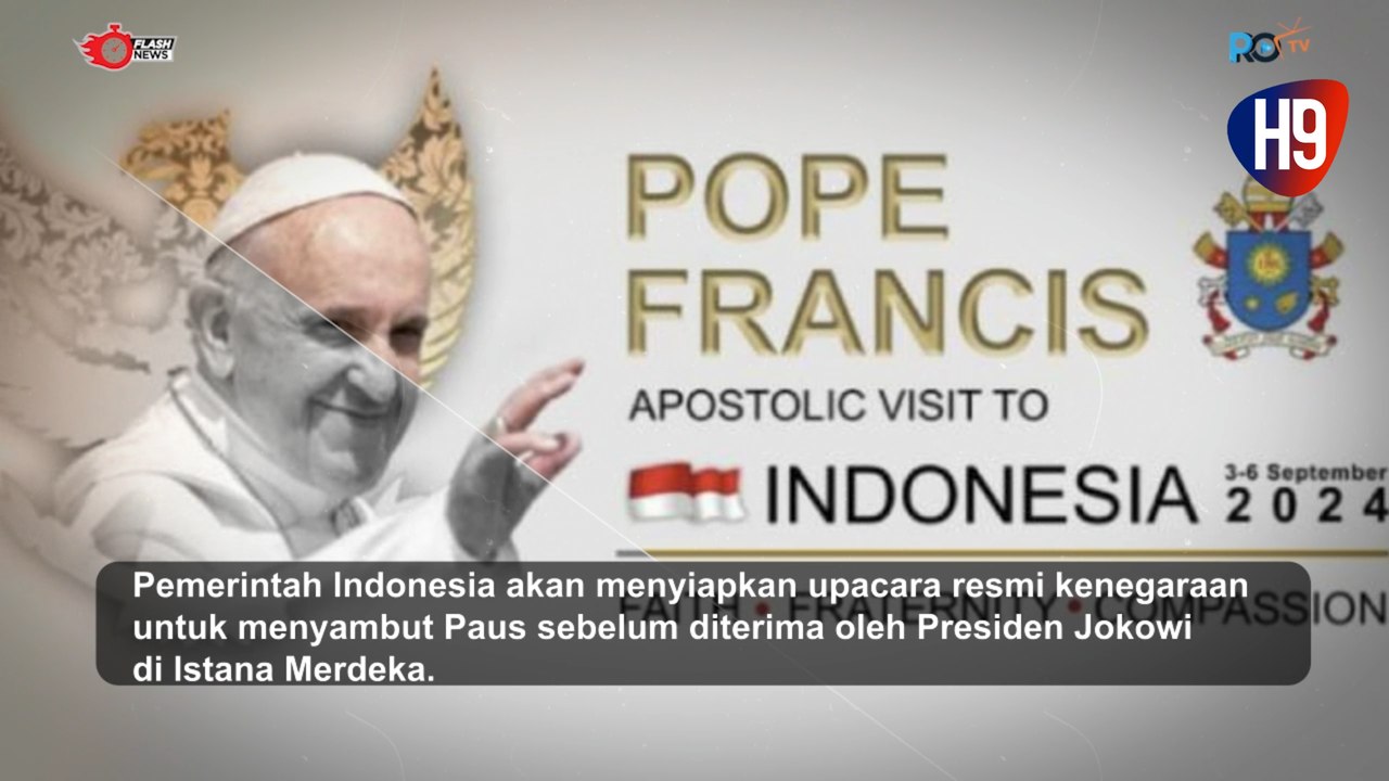 Agenda Paus Fransiskus Selama Kunjungan di Indonesia