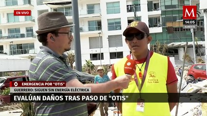 "Muchos no nos hacían caso"; salvavidas cuenta su experiencia durante el paso de 'Otis' en Acapulco