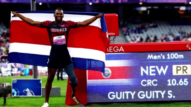Sherman Guity ganó medalla de oro en los 100 metros en París 2024 DEPORTES TELESUR 02-09-2024