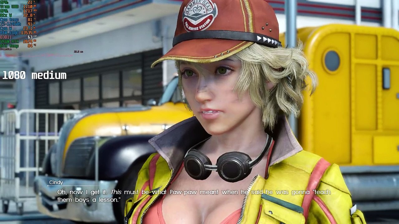 FINAL FANTASY XV rtx3050 laptop