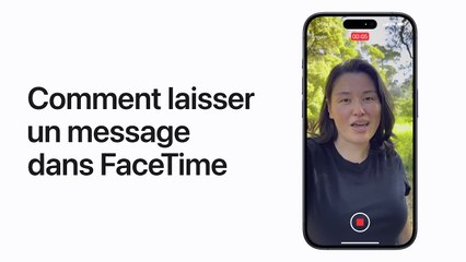 Comment laisser un message vidéo dans FaceTime sur iPhone