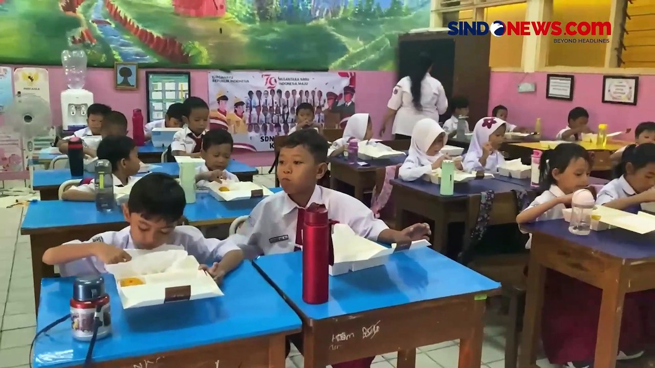 Pemprov Jakarta Uji Coba Makan Bergizi Gratis di SDN Gunung 01 Pagi Jaksel