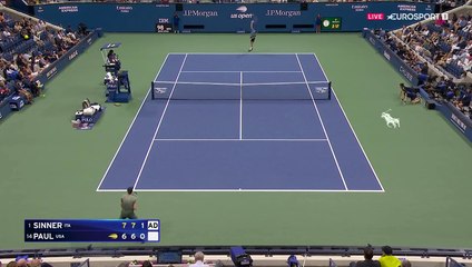 Soupçon de réussite puis preuve de talent : Sinner, break crucial