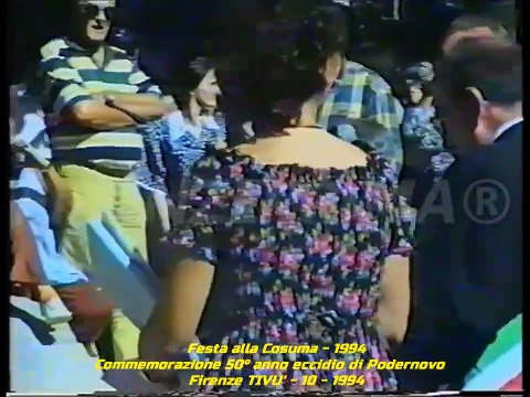 Festa alla Consuma 1994 commemorazione 50° anno dalla liberazione dal nazifascismo. Firenze TIVU'