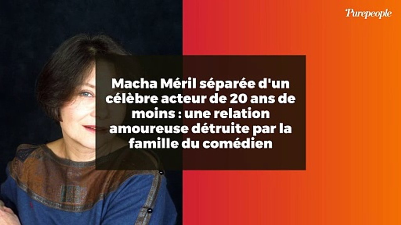 Macha Méril séparée d'un célèbre acteur de 20 ans de moins : une relation amoureuse détruite par la famille du comédien