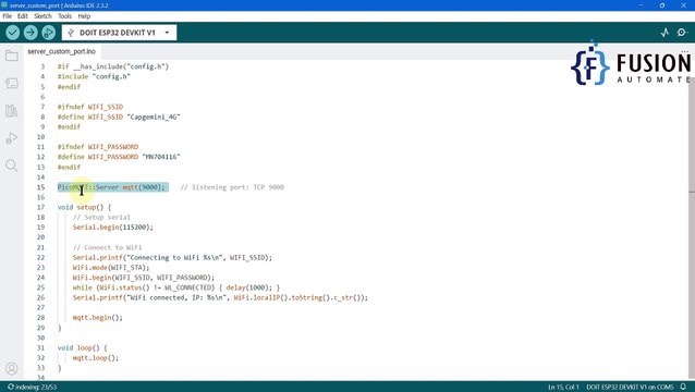 ESP32 as MQTT Broker | How to Setup MQTT Broker with Custom TCP Port in ESP32 using PicoMQTT Library |