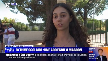 Des journées plus allégées, moins de vacances... Une ado écrit à Emmanuel Macron pour changer le rythme scolaire