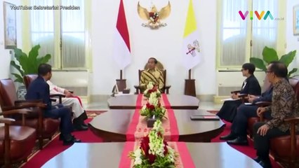 Sambut Paus Fransiskus, Jokowi Wakili Rakat Indonesia Beri..