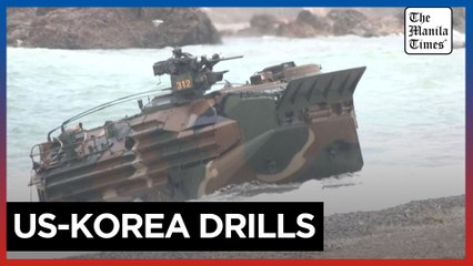 US and South Korea conduct joint amphibious landing exercises