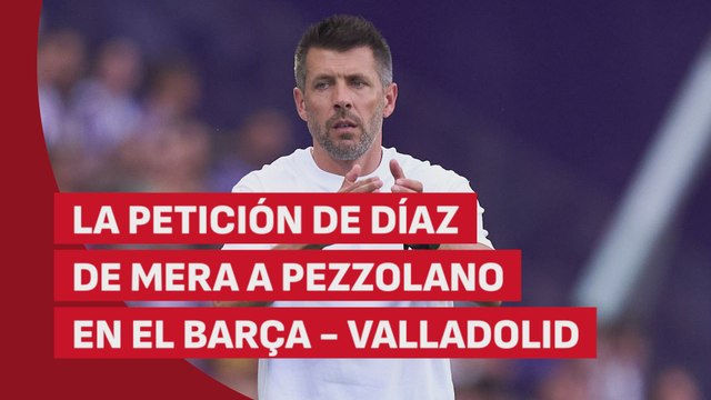 La conversación entre Pezzolano y el árbitro del Barça - Valladolid que ha hecho explotar al madridismo: juzguen ustedes mismos