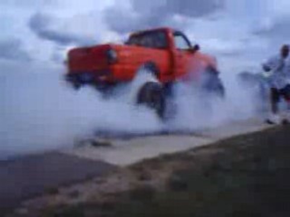 Big truck burnout