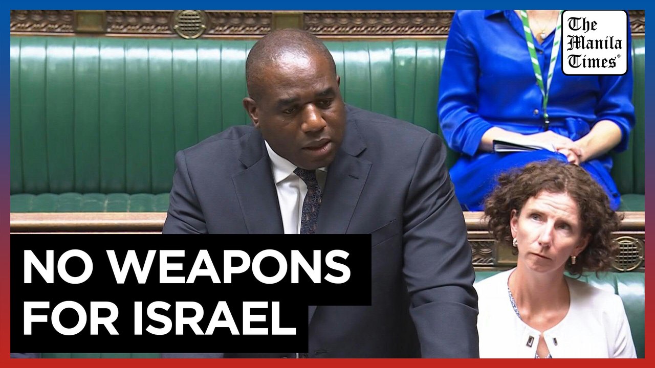 UK government announces partial suspension of arms exports to Israel