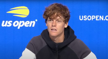 Tennis - US Open 2024 - Jannik Sinner : "I am into skiing, if you make a mistake while skiing, the race is over, it's all over"