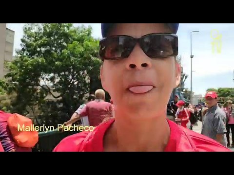 Guaidó que se vaya pal carajo : Chavistas durante marcha este 1° de Mayo