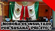 ¡VE! ¡El Dr. Noroña es insultado y atacado por la traidora Susana ‘PRI-eto’ nueva lacaya del Sr. X.!