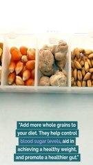 Whole Grains Controlling Blood Sugar and Promoting Gut Health