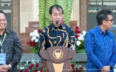 Jokowi Resmikan Gedung Pelayanan Kesehatan Ubu dan Anak RS Ngurah Bali