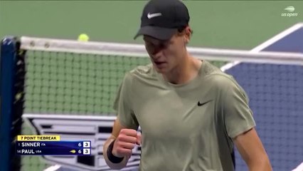 US Open - Sinner écarte Paul et rejoint Medvedev en quarts