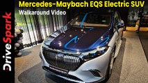 Mercedes-Maybach EQS Electric SUV Walkaround Video | Exterior | Interior | Features | Powertrain