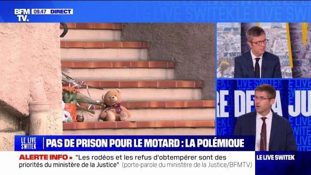 Les textes sont ainsi : le porte-parole du ministère de la Justice explique pourquoi le suspect n'a pas été placé en détention provisoire après la mort de Kamilya à Vallauris