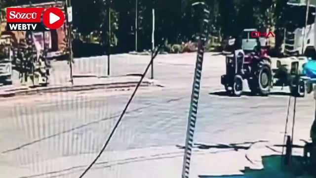 15 yaşındaki sürücünün kullandığı traktörden düşüp ağır yaralandı